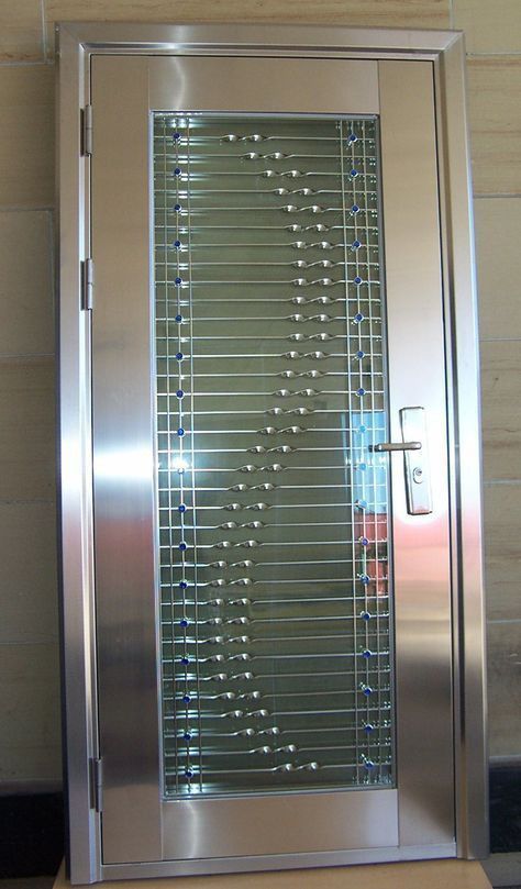 Heavy SS Main Door Design India