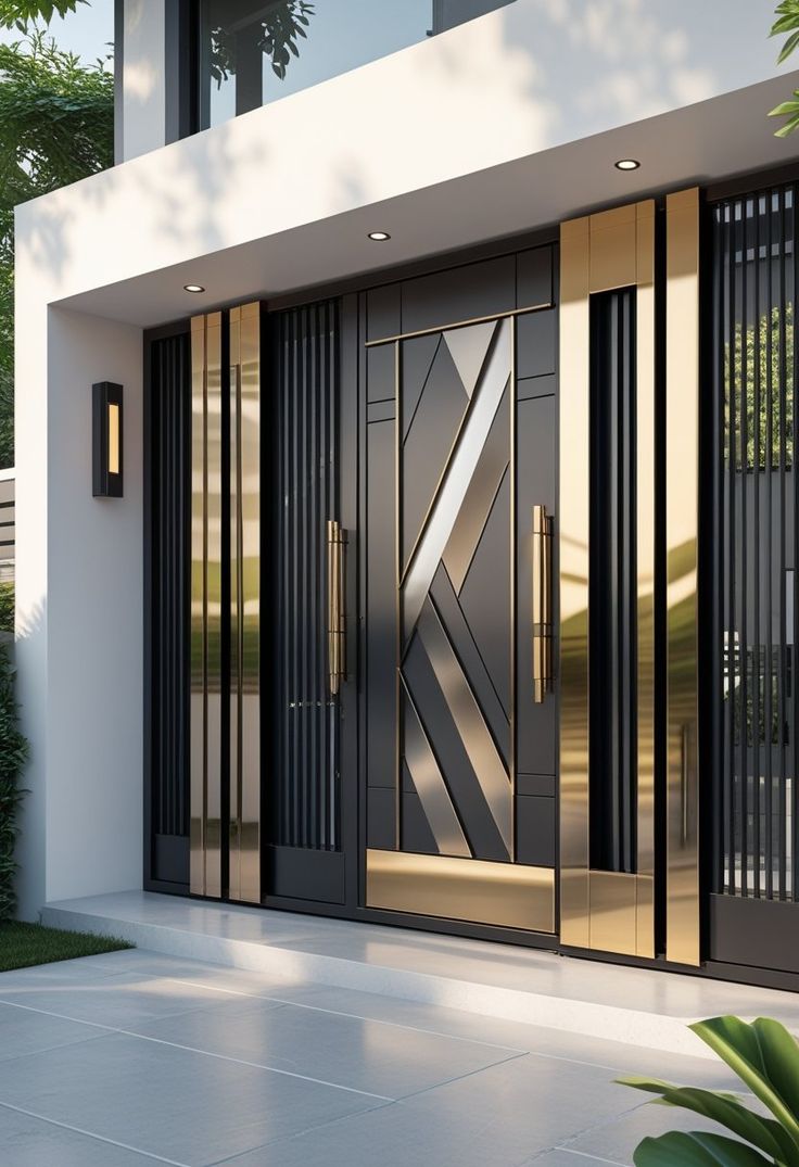 Black PVD Door Design India