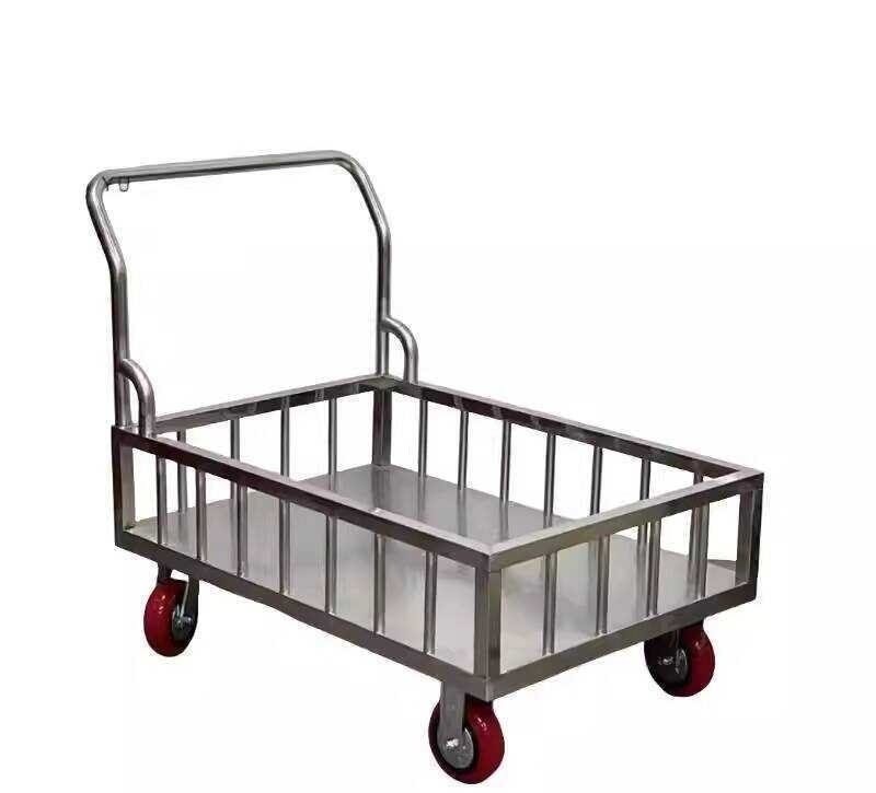 SS Trolley Full Railing India