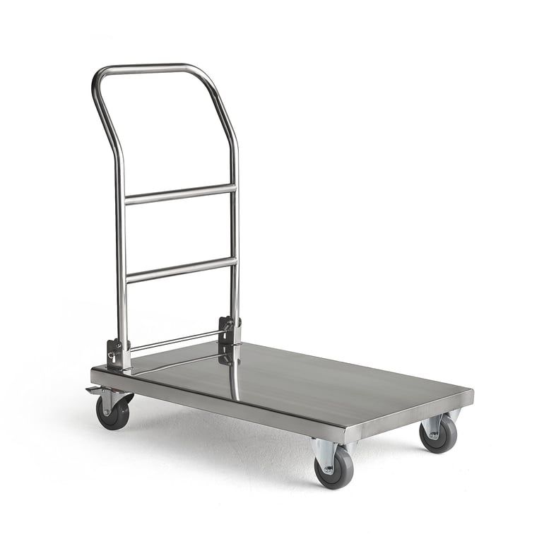 Simple SS Trolley India
